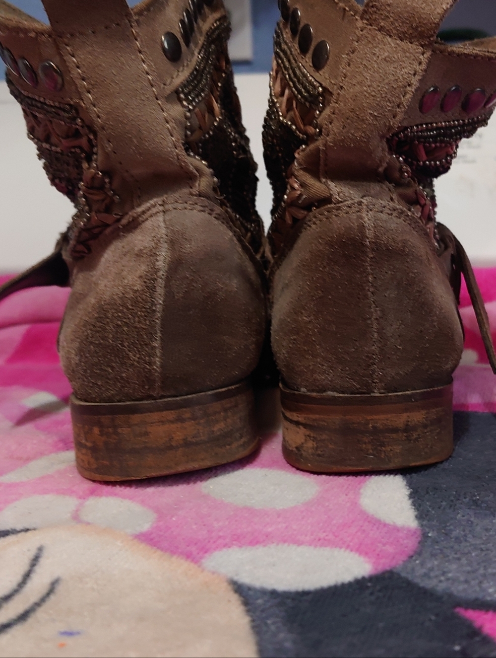 Real Leather Booties - Picture 3 of 6